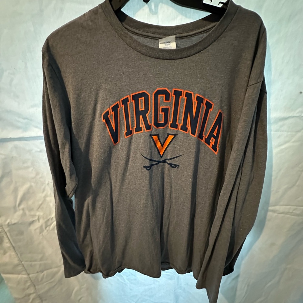 Gray Virginia Long Sleeve Shirt size 2 xl